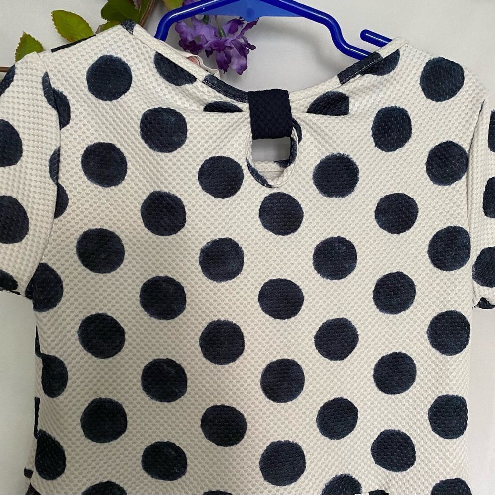 H&M Little Girls fit and flare polka dot dress - Picture 5 of 7